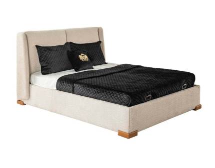 Pat tapitat cu lada pentru depozitare (160X200CM) OLINDA