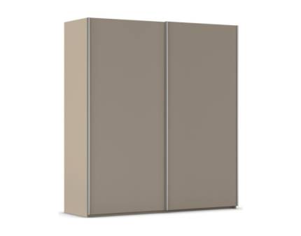 Dulap cu usi glisante TARO 201x223x69cm fango, maner aluminiu