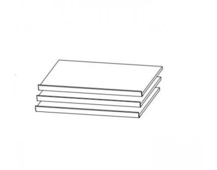 Set 3 polite 66x37cm  