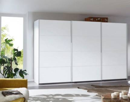 Dulap cu usi glisante KULMBACH 361x229x62cm alb alpin configurabil 