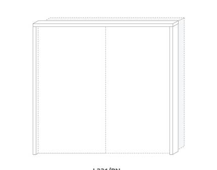 Rama passepartout dulap fara led 230cm PIANO BEIGE 