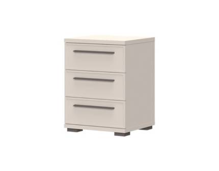 Noptiera cu 3 sertare OPERA 45x61x40cm casmir, manere si picioare maro