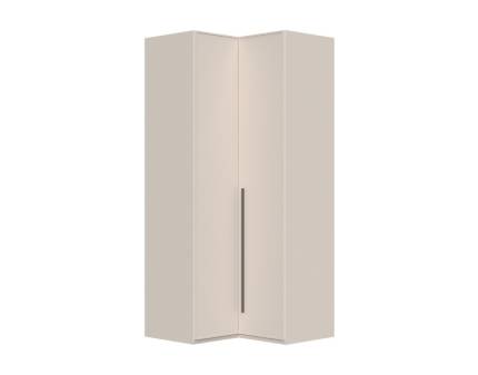 Dulap de colt cu 2 usi cu balamale OPERA casmir, manere maro