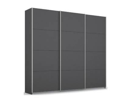 Dulap cu usi glisante KULMBACH 203x229x62cm gri metalic configurabil