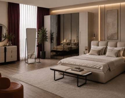 Dormitor VOLARE CU PAT DE 160X200CM