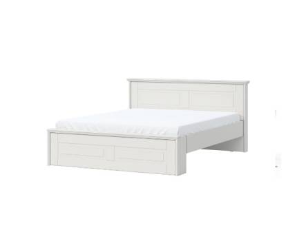 Pat cu somiera EVERGREEN 160/ 180cm ivory/ pin polar