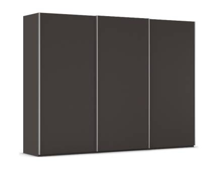 Dulap cu usi glisante TARO 301x223x69cm grafit, maner aluminiu 