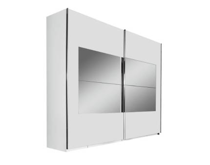 Dulap alb alpin/oglinda 226x236x68cm X-TEND FRAME 1