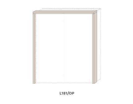Rama passepartout dulap cu led 182cm OPERA