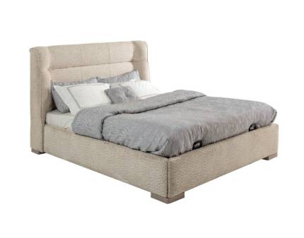 Pat tapitat cu lada pentru depozitare (160x200cm) PARIS