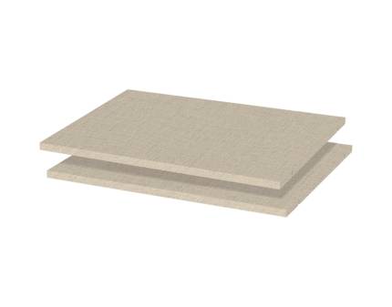 Set 2 polite dulap hol 72x32cm ONYX