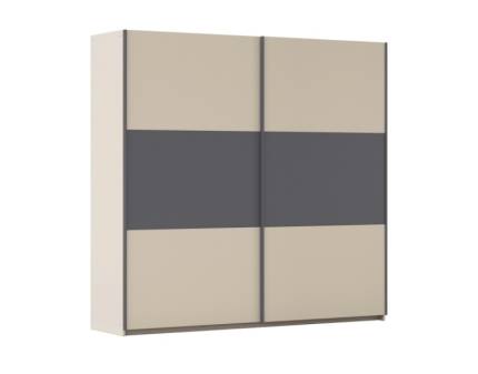 Dulap 218x210x59cm champagne/ gri metalic SAJO