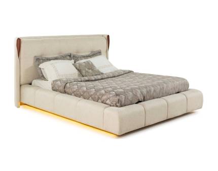 Pat tapitat cu lada pentru depozitare (160X200M) MELISSA